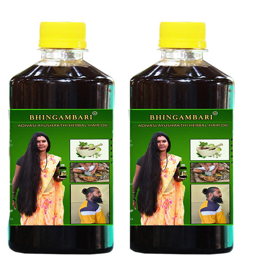 adivasi Bhrngambari AyuShakti Herbal Hair Oil 1000ml